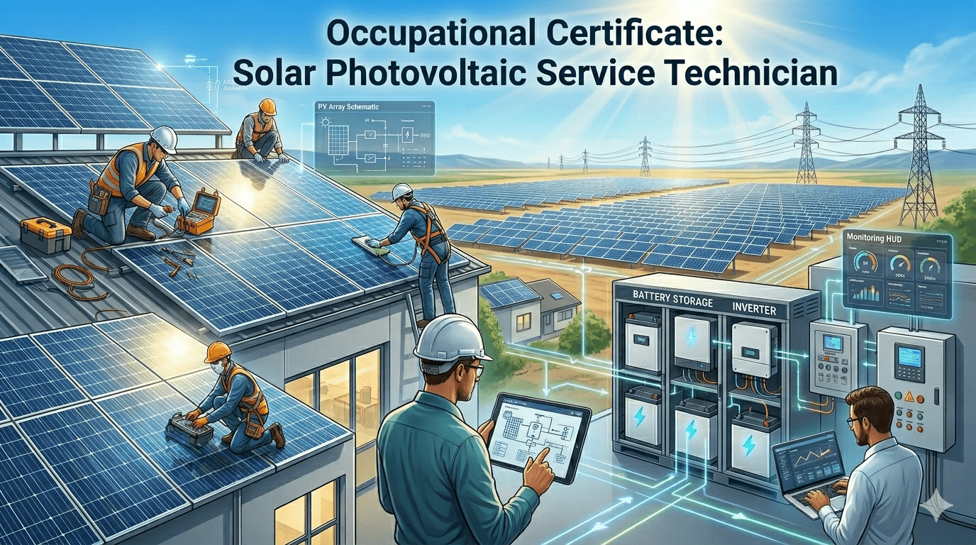 Occupational Certificate: Solar Photovoltaic Service Technician